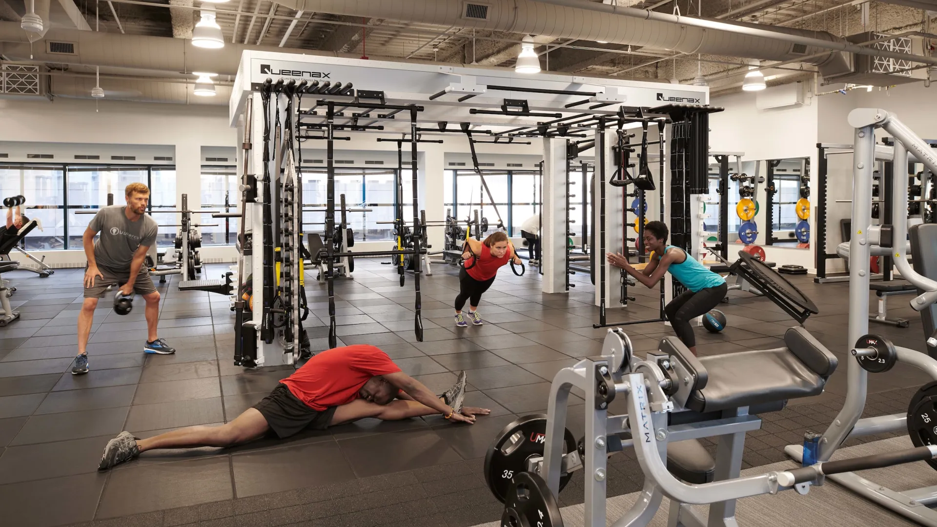 Douglas Dayton YMCA gym in downtown Minneapolis