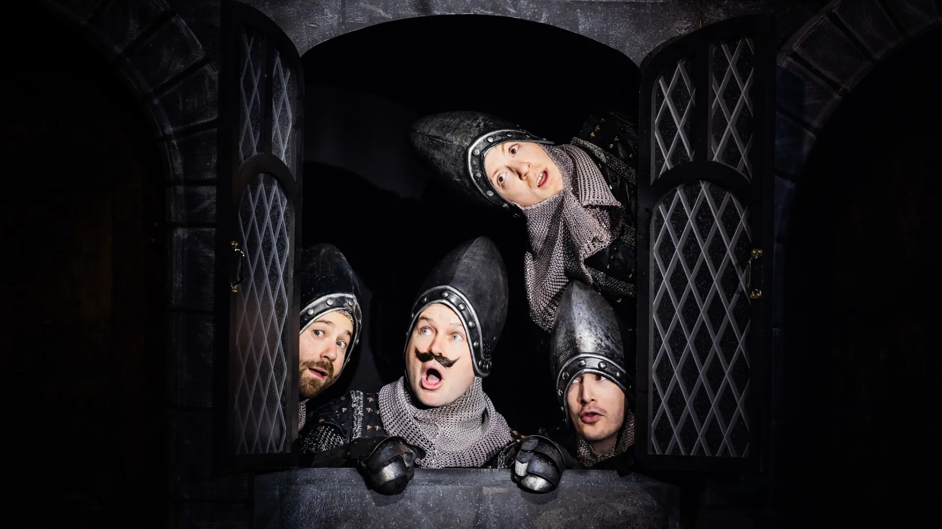 A national tour production of "Spamalot"