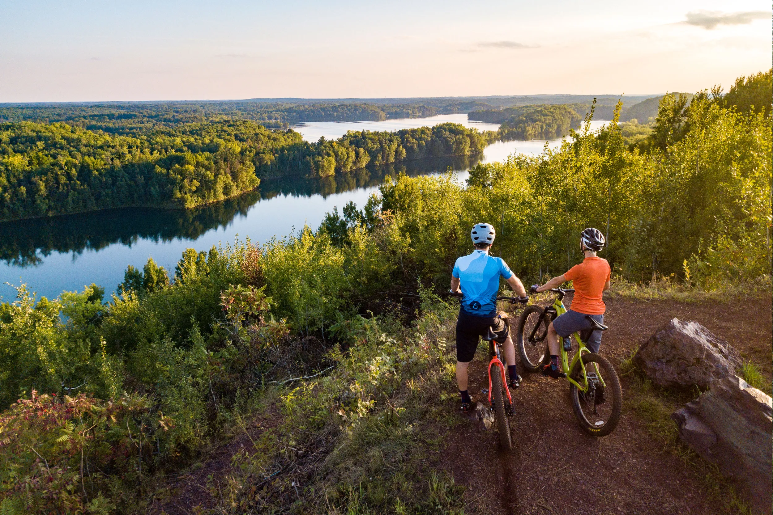 Ironton Cuyuna couple biking