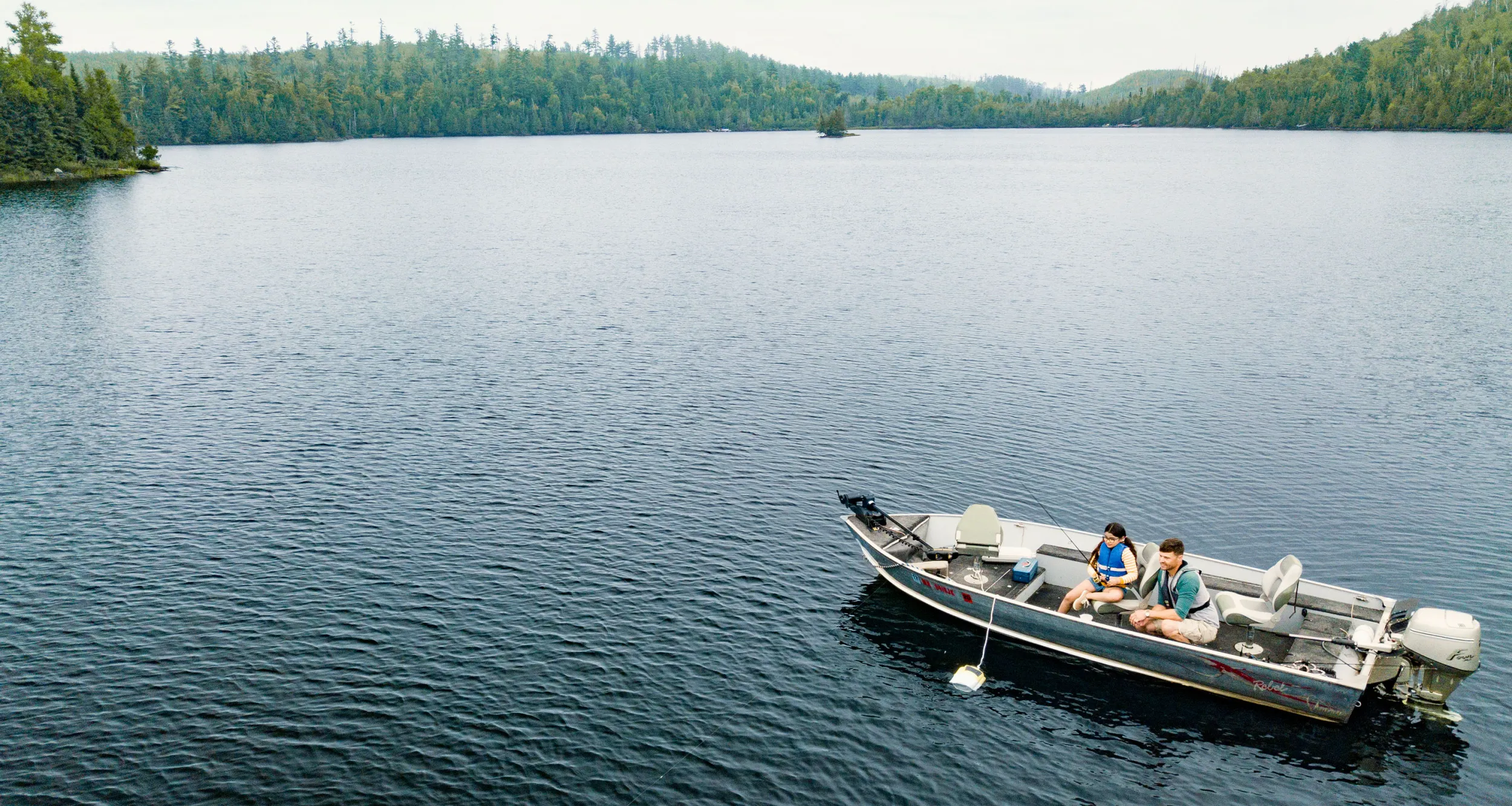 Loon Lake family fishing