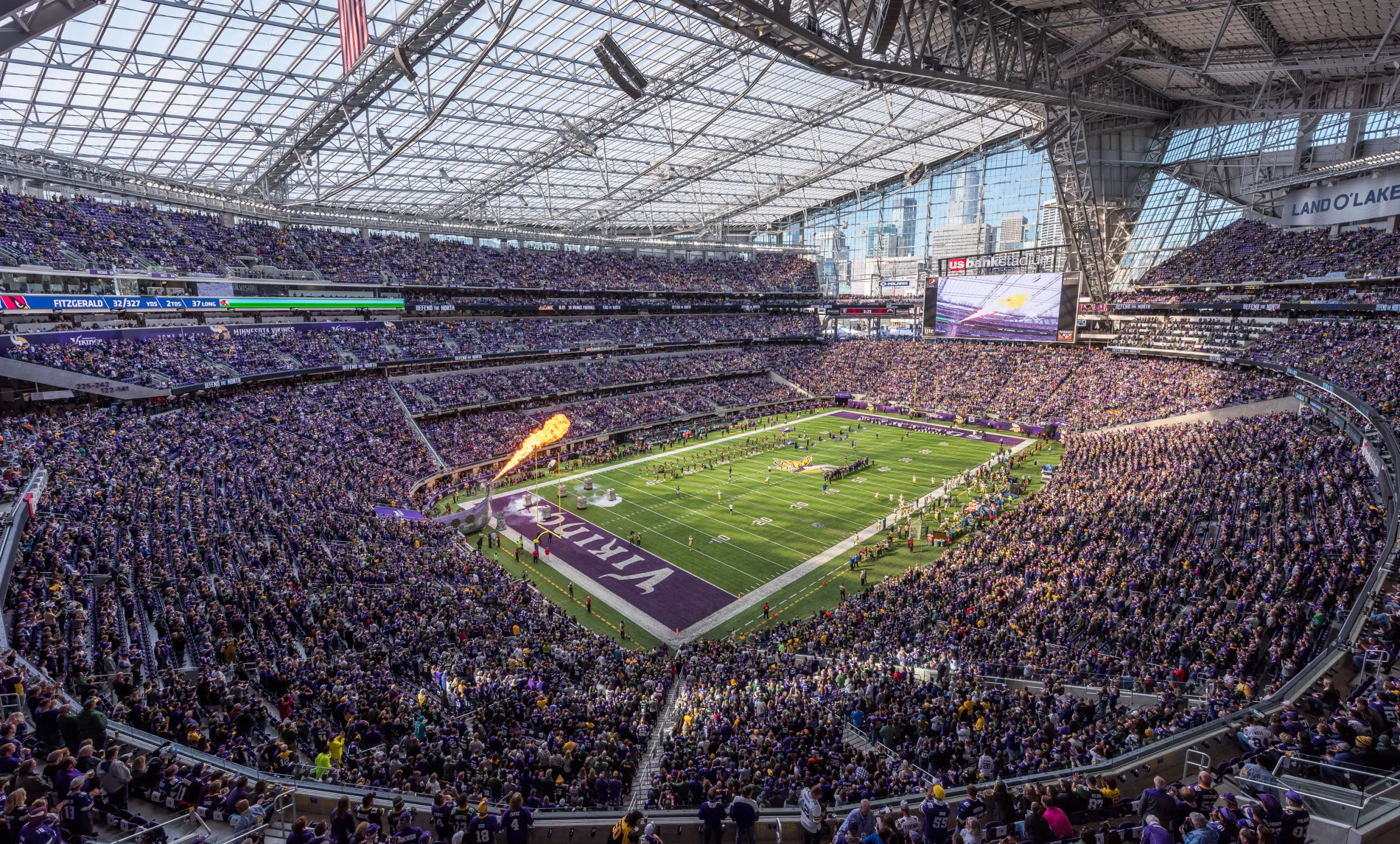 Minnesota Vikings game at U.S. Bank Stadium