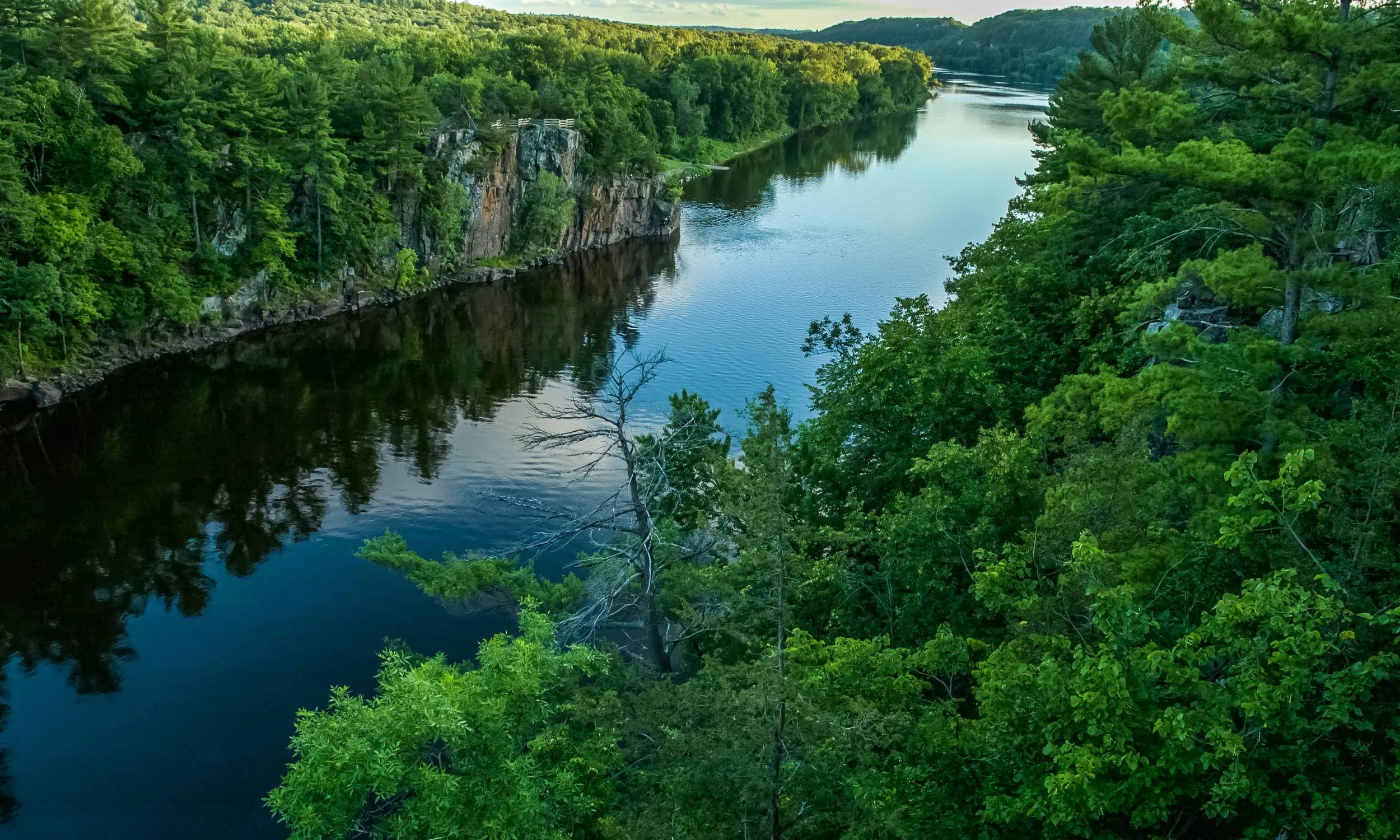 St. Croix River and surrounding area from Taylors Falls to Stillwater
