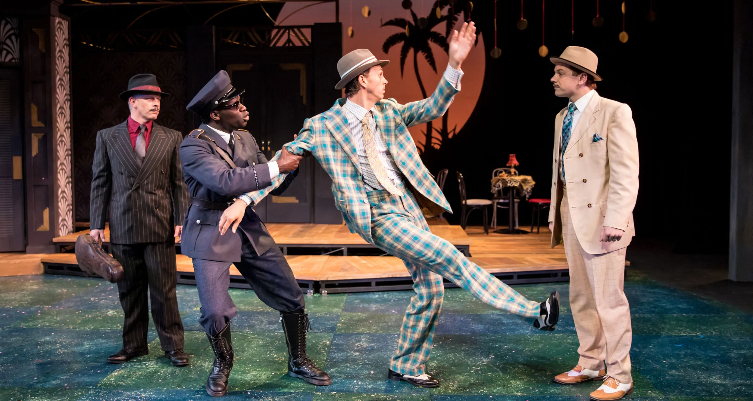 Actors on stage at the Great River Shakespeare Festival in Winona