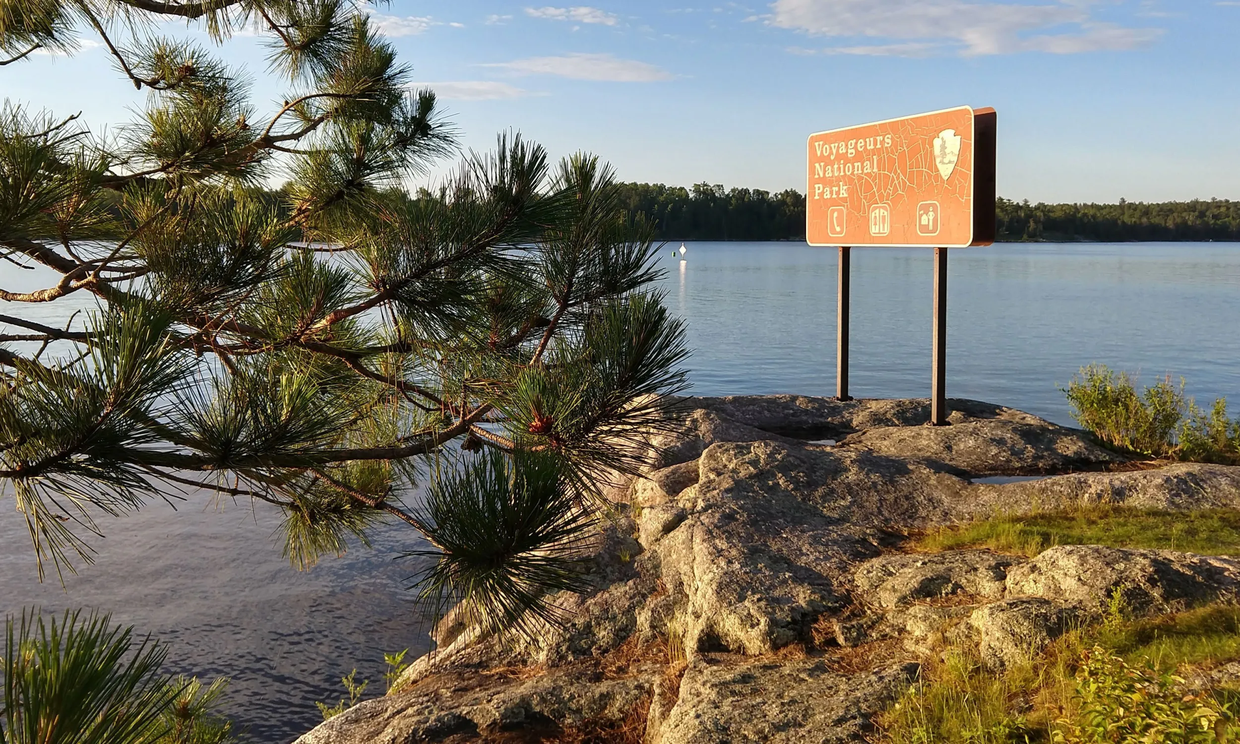 voyageurs national park sign
