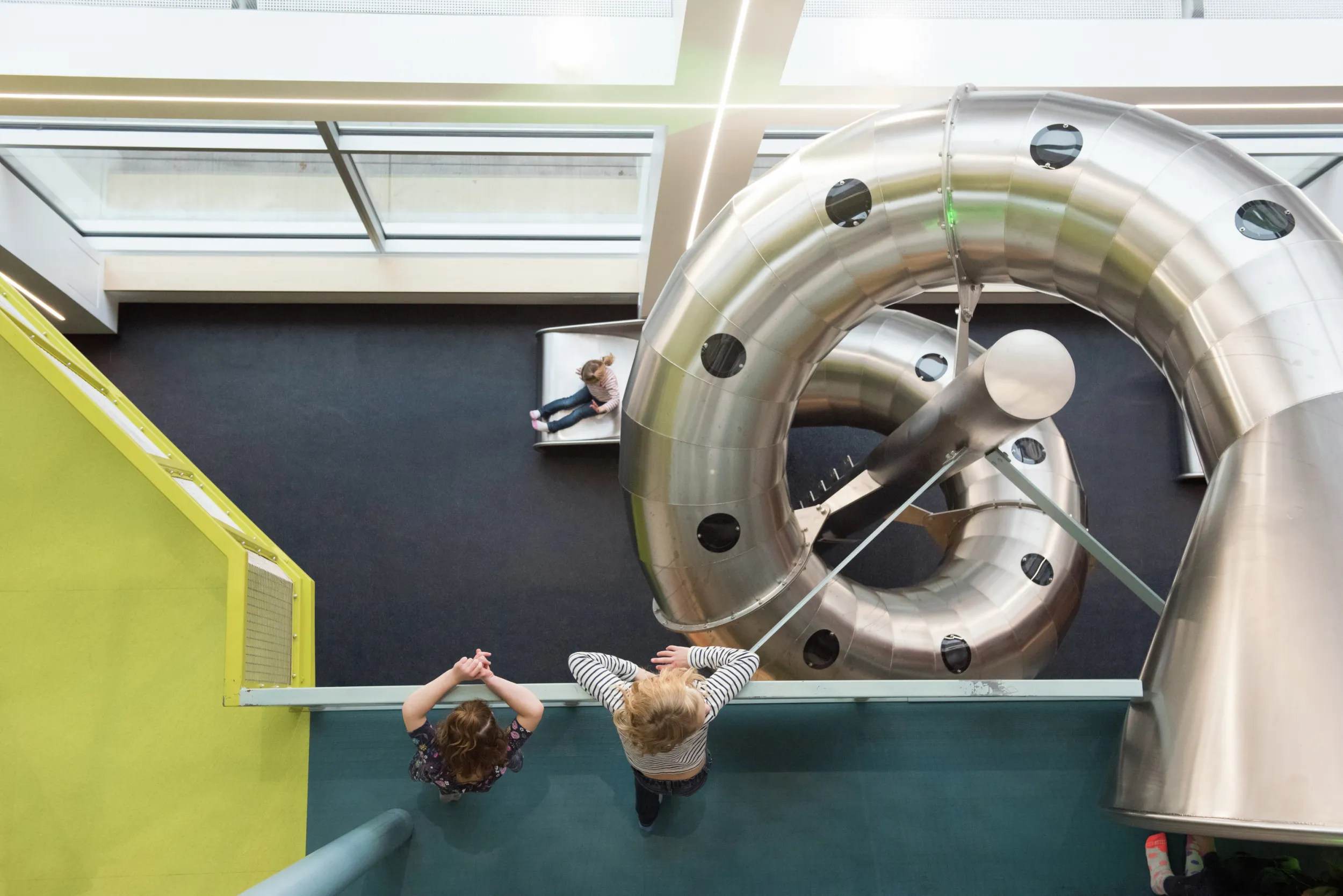 Giant slide at Minnesota Children's Museum