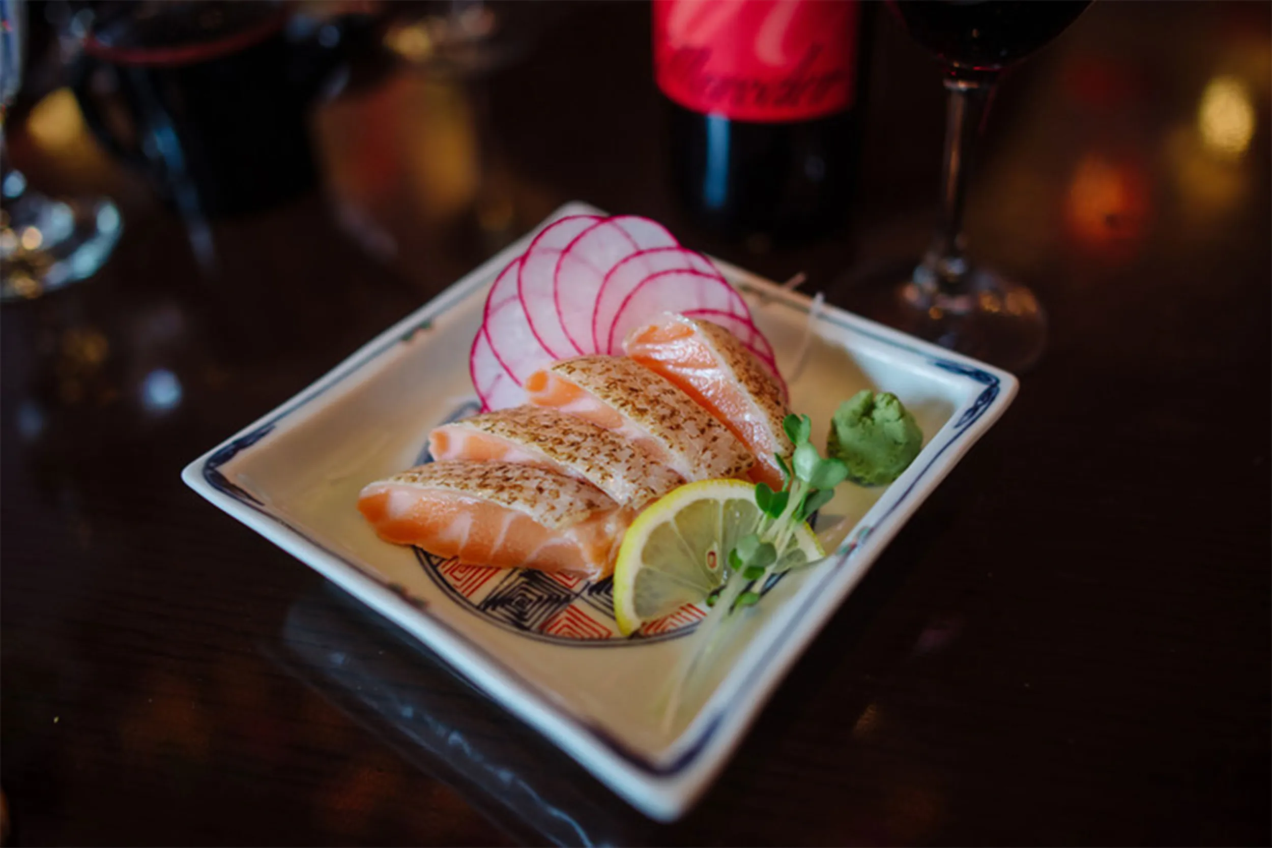 Sashimi at Origami