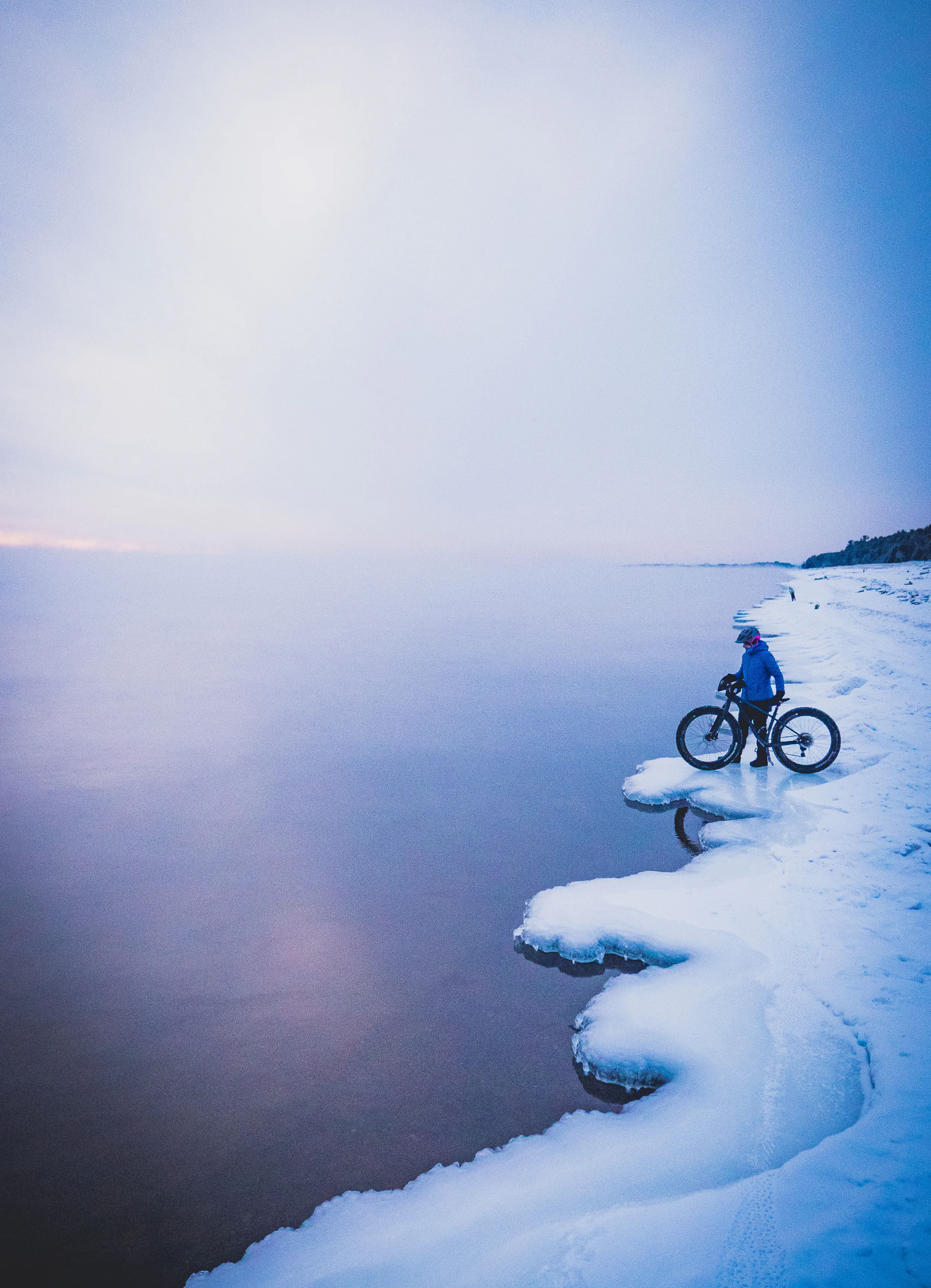 Winter fat biking Duluth