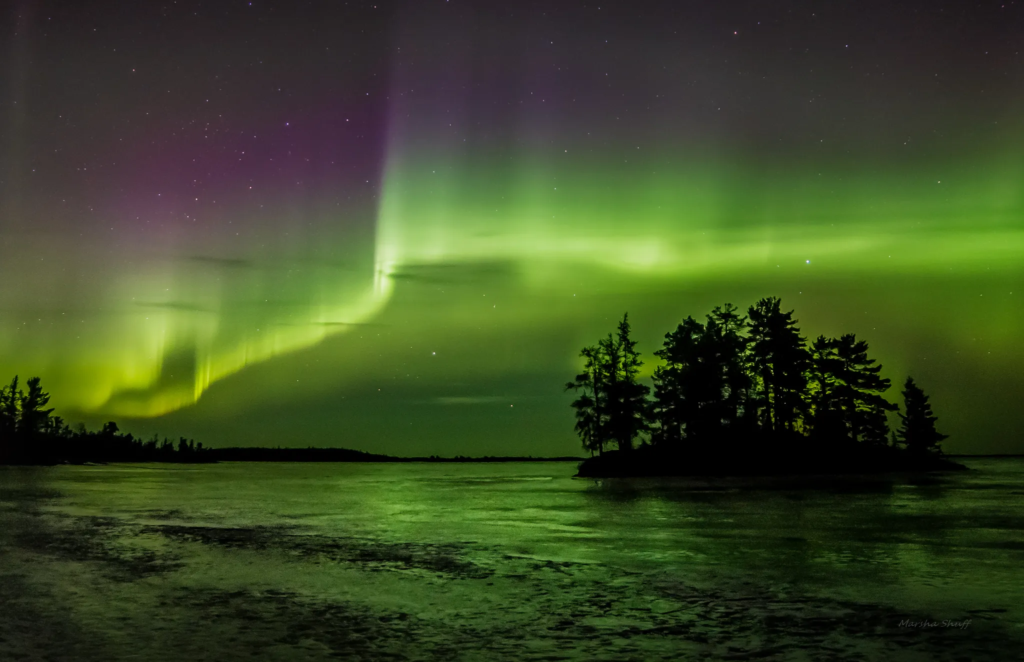 Northern Lights at Voyageurs National Park