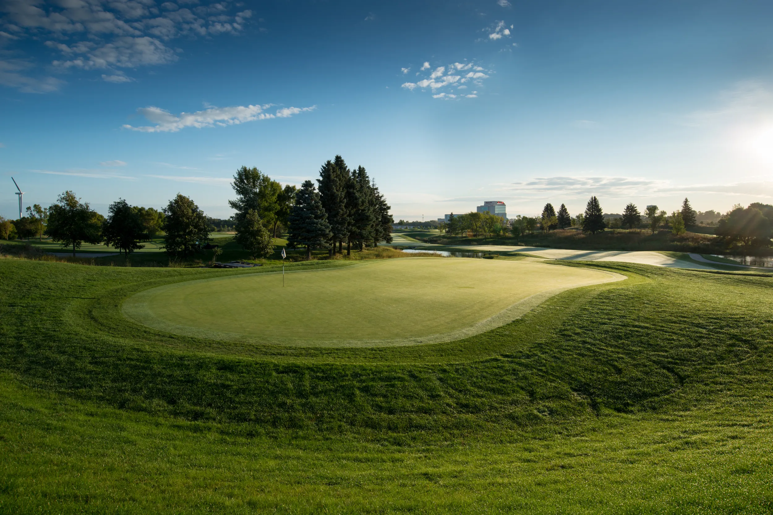 The Meadows golf course at Mystic Lake Casino Hotel