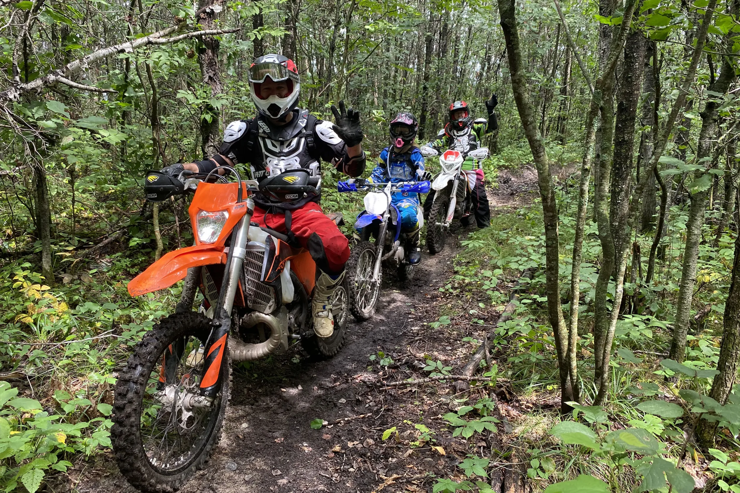 Dirt Bikes Huntersville Trail Family Riding