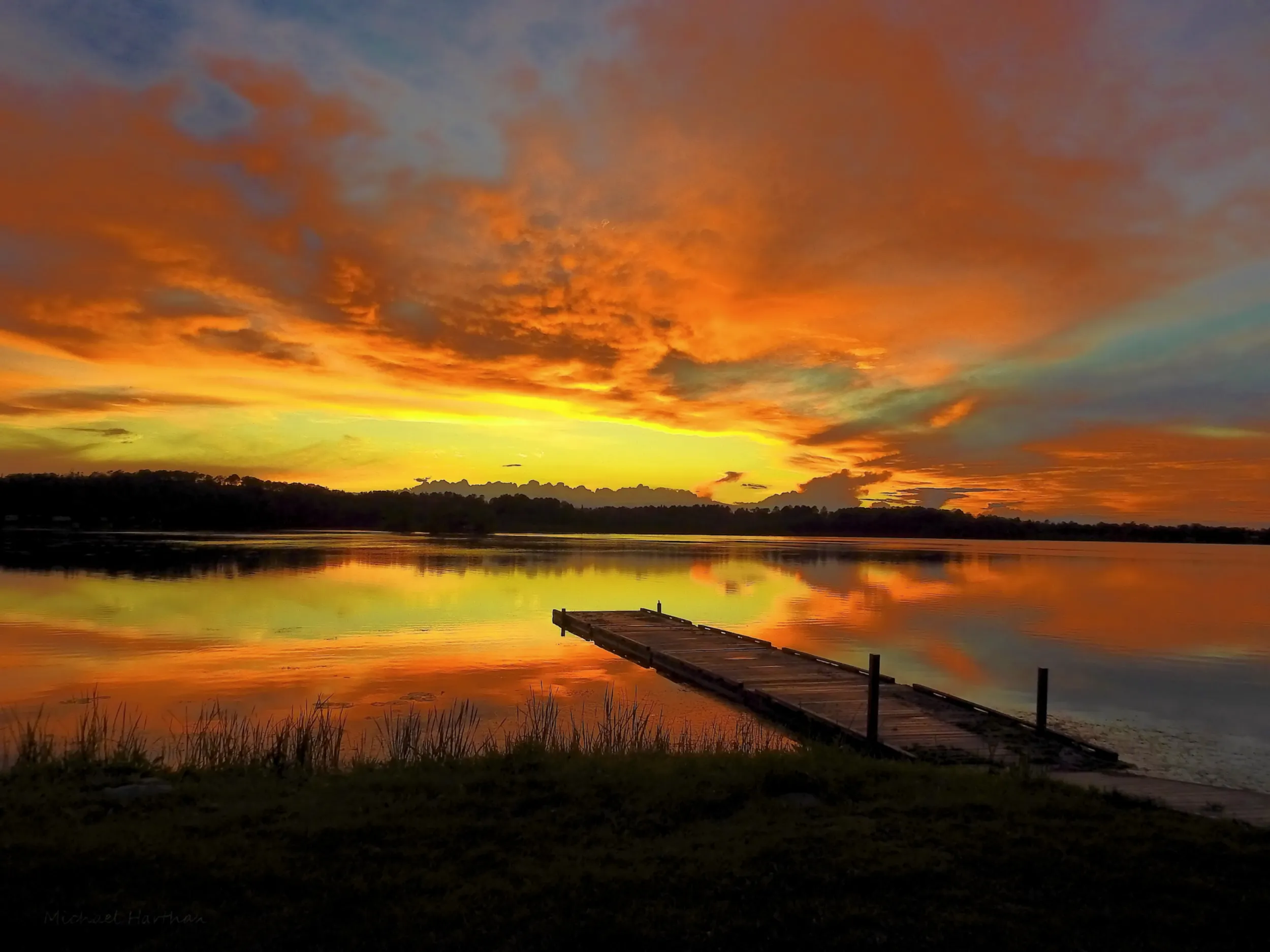 Sunset, Pelican Lake