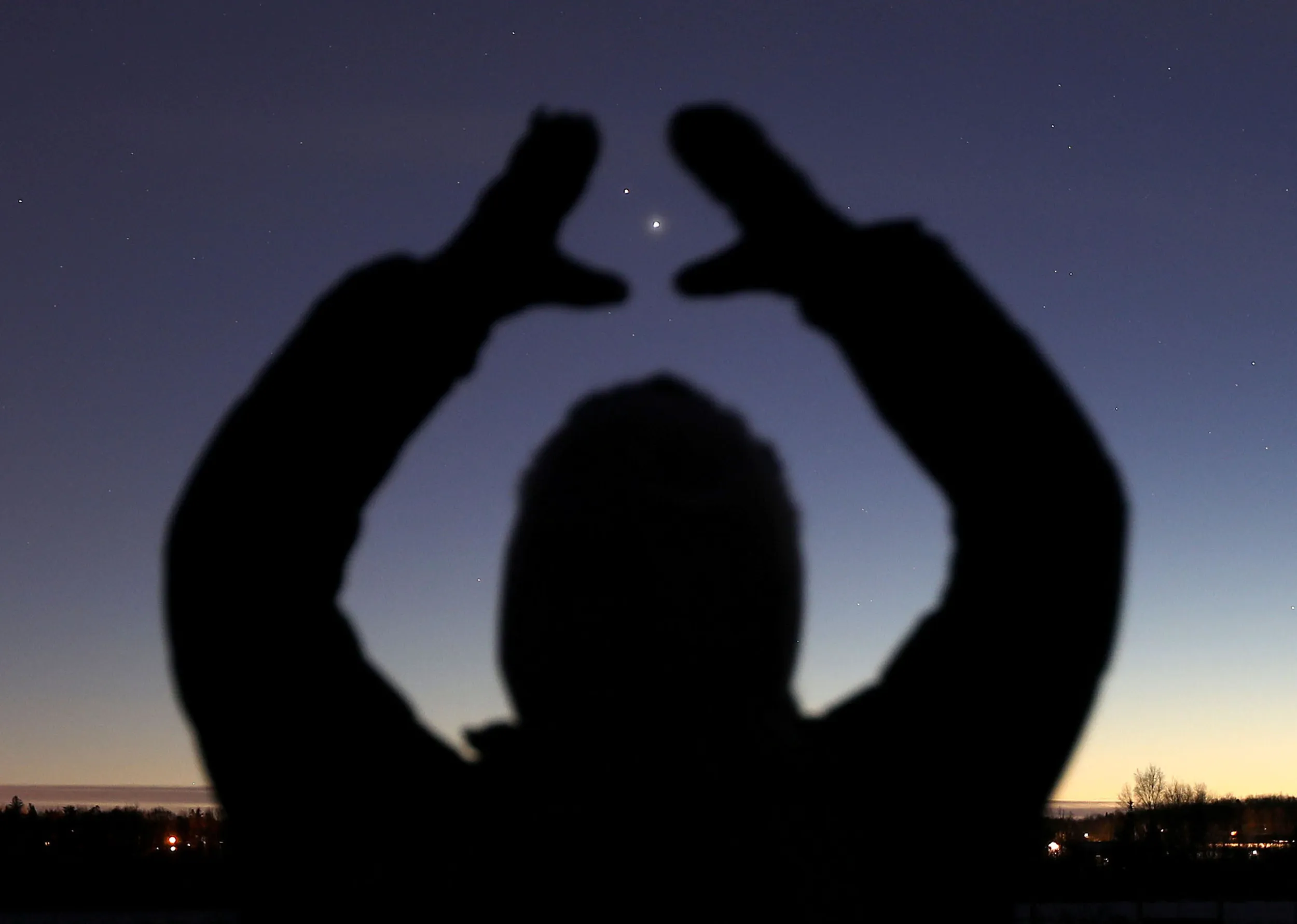 Jupiter and Venus