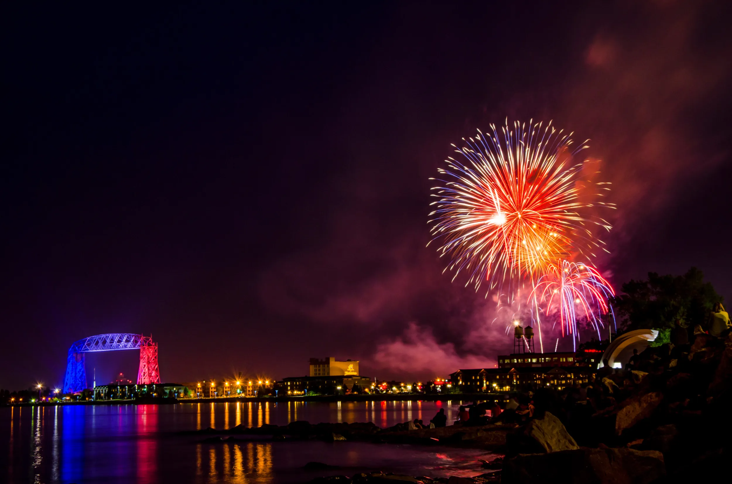 Fireworks in Duluth