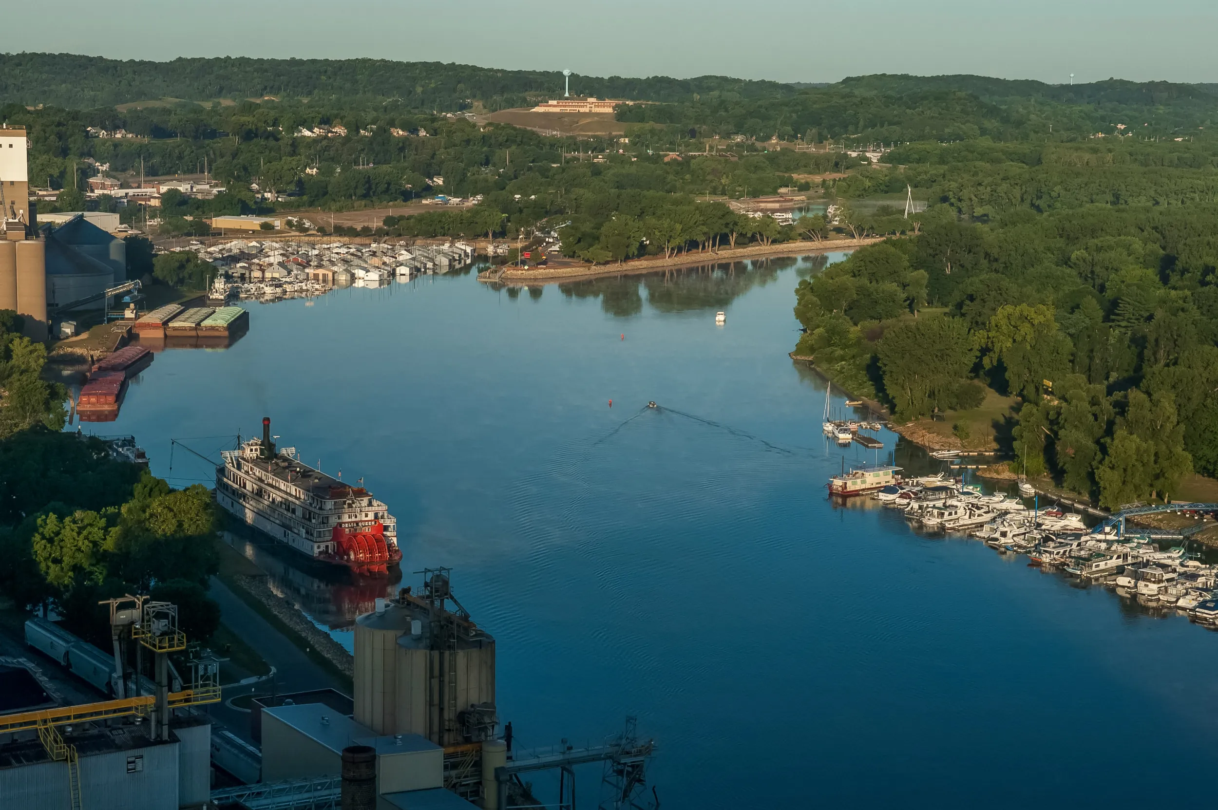 Barn Bluff overlook in Red Wing along the Mississippi River