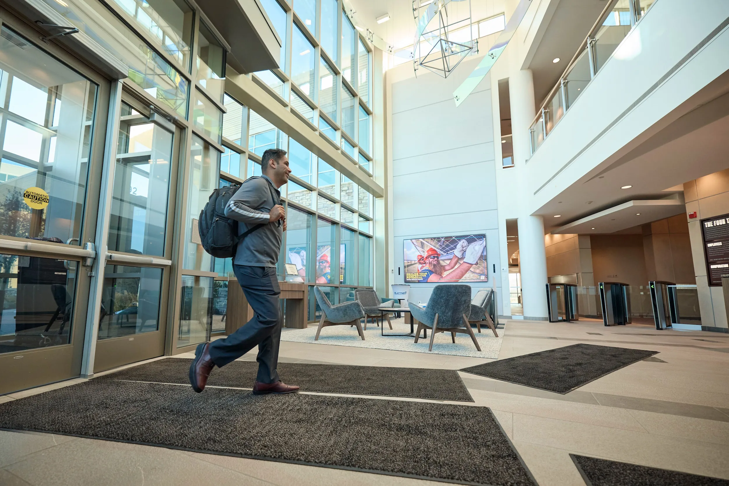 Project manager William Kinman at Blattner Energy