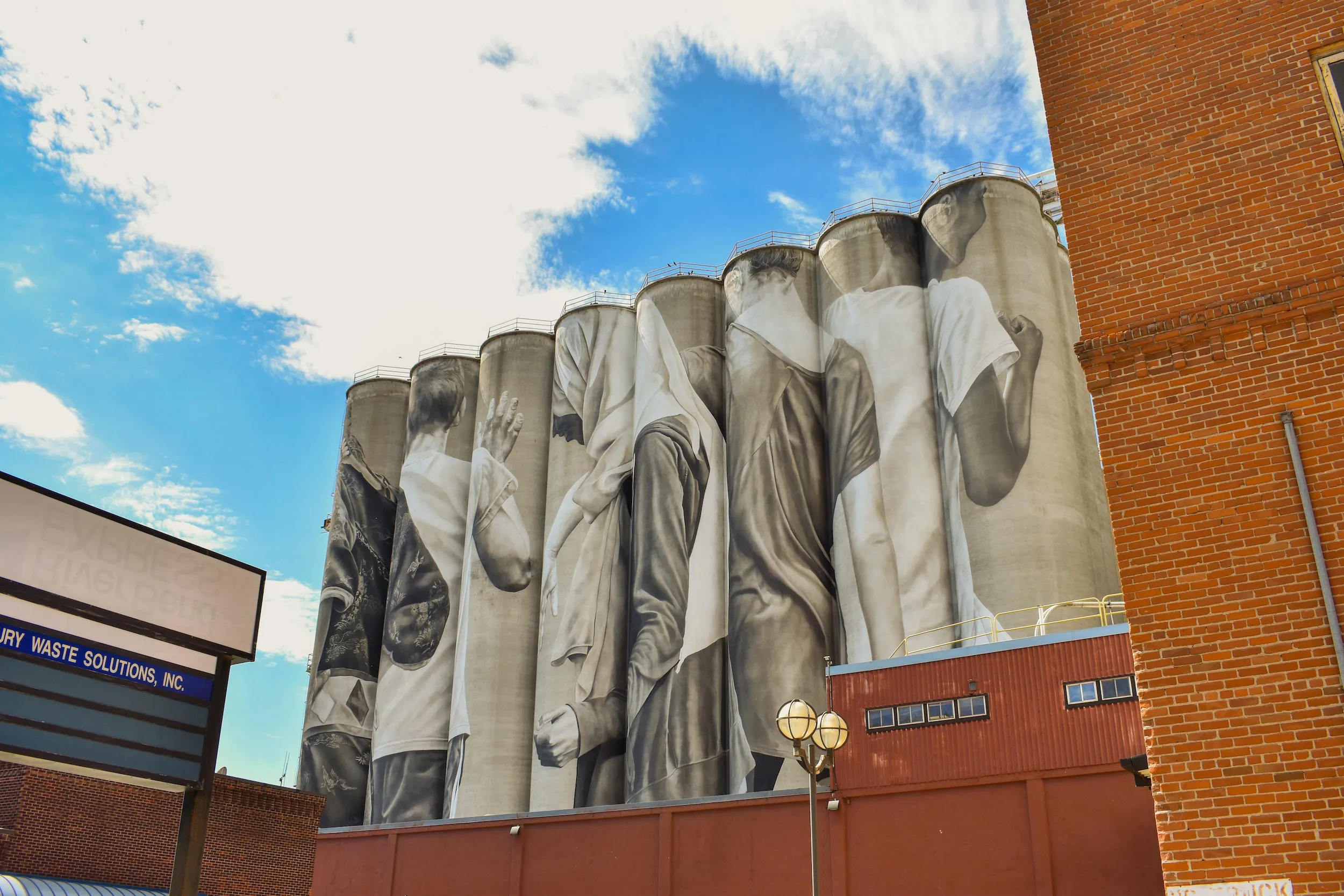 Ardent Mills Grain Silos mural