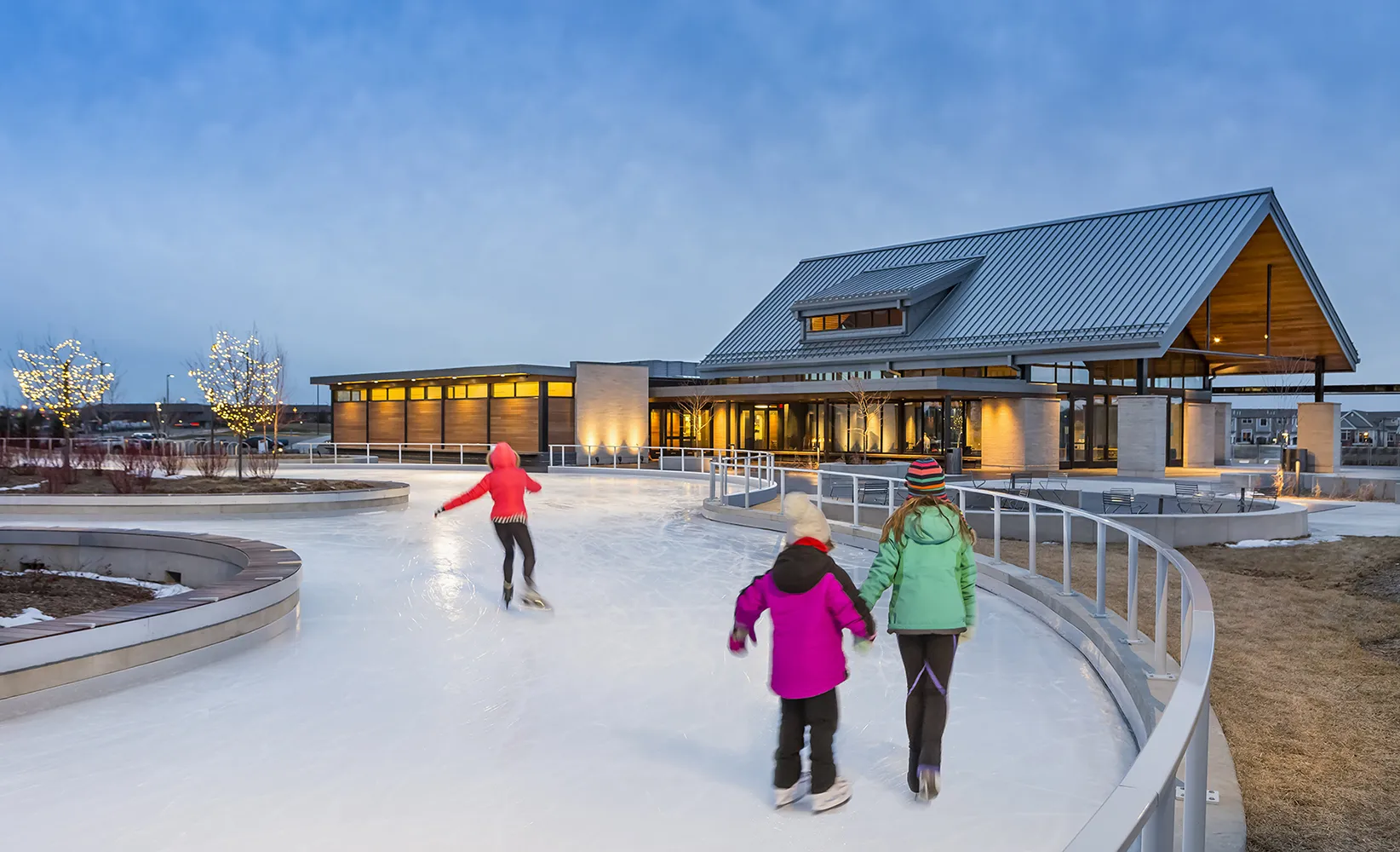 Central Park Ice Loop in Maple Grove