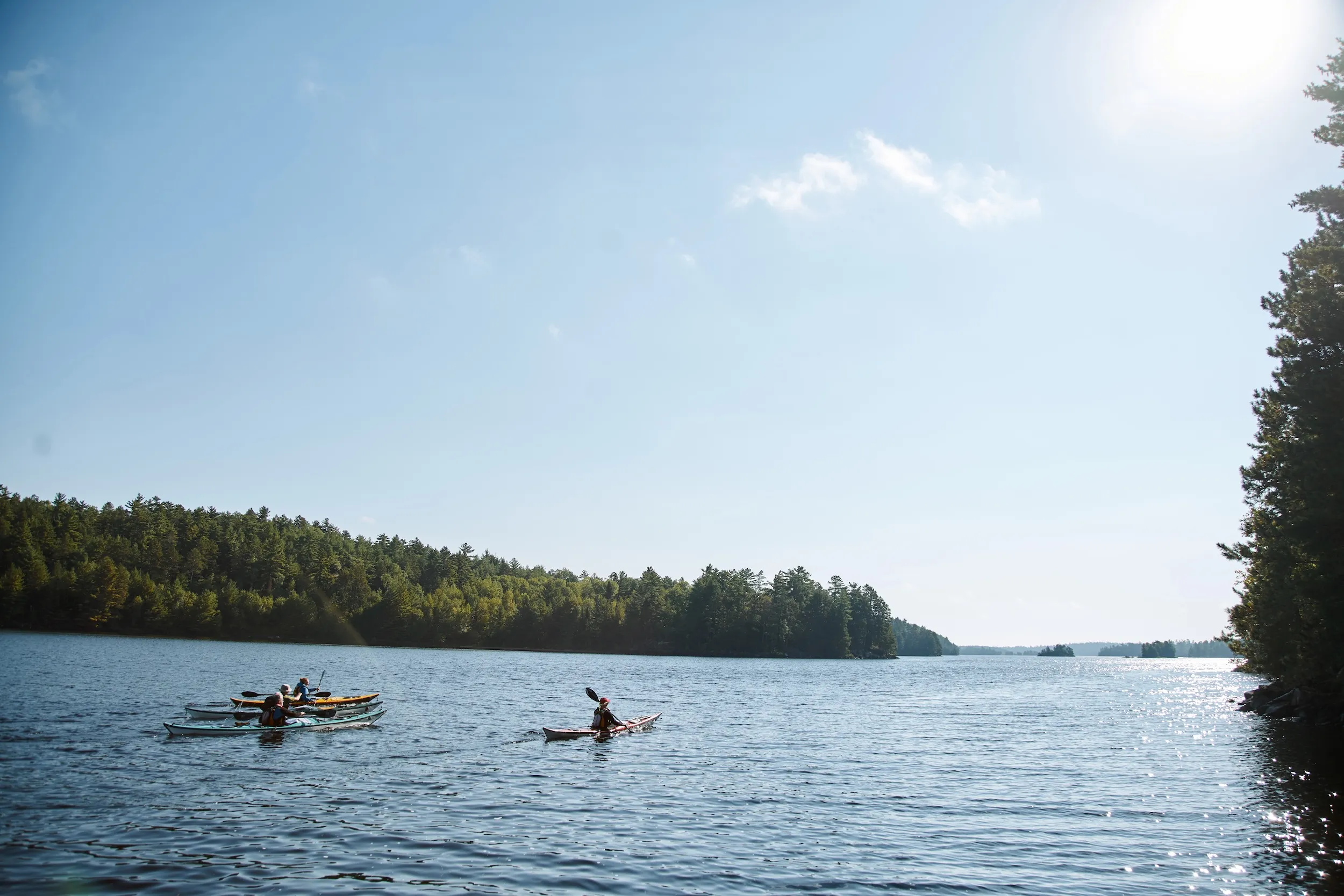 Three friends paddle their way through Voyageurs National Park
