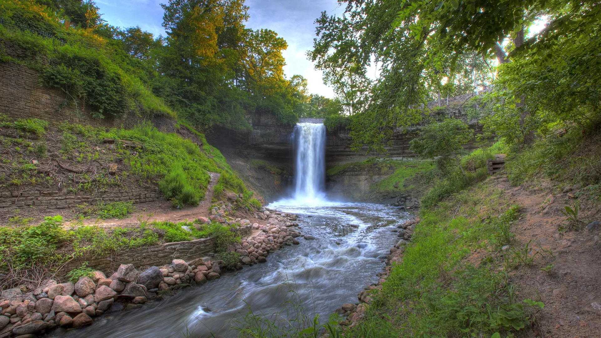 Minnehaha Falls landscape