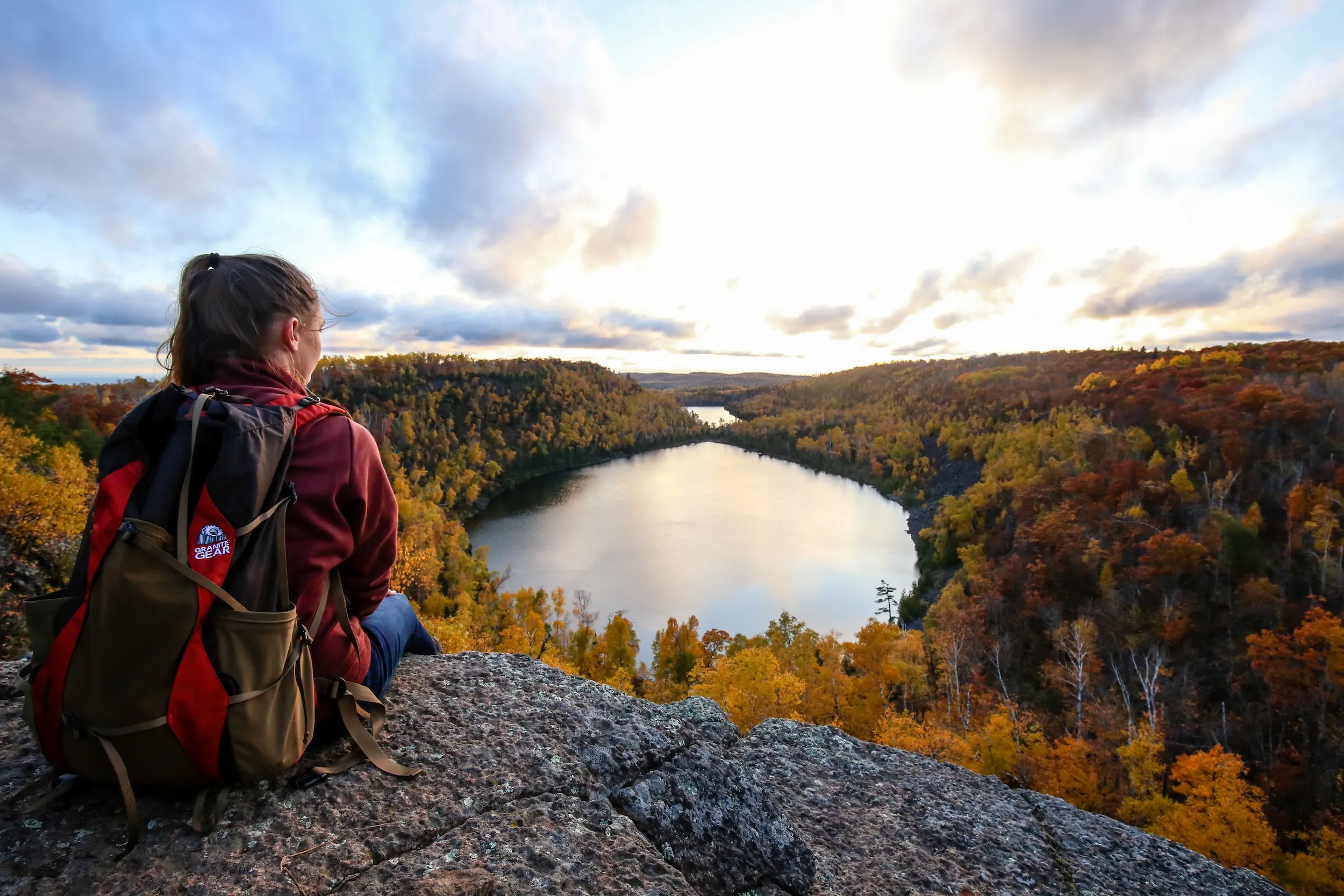 Bean and Bear Lake along the Superior Hiking Trail