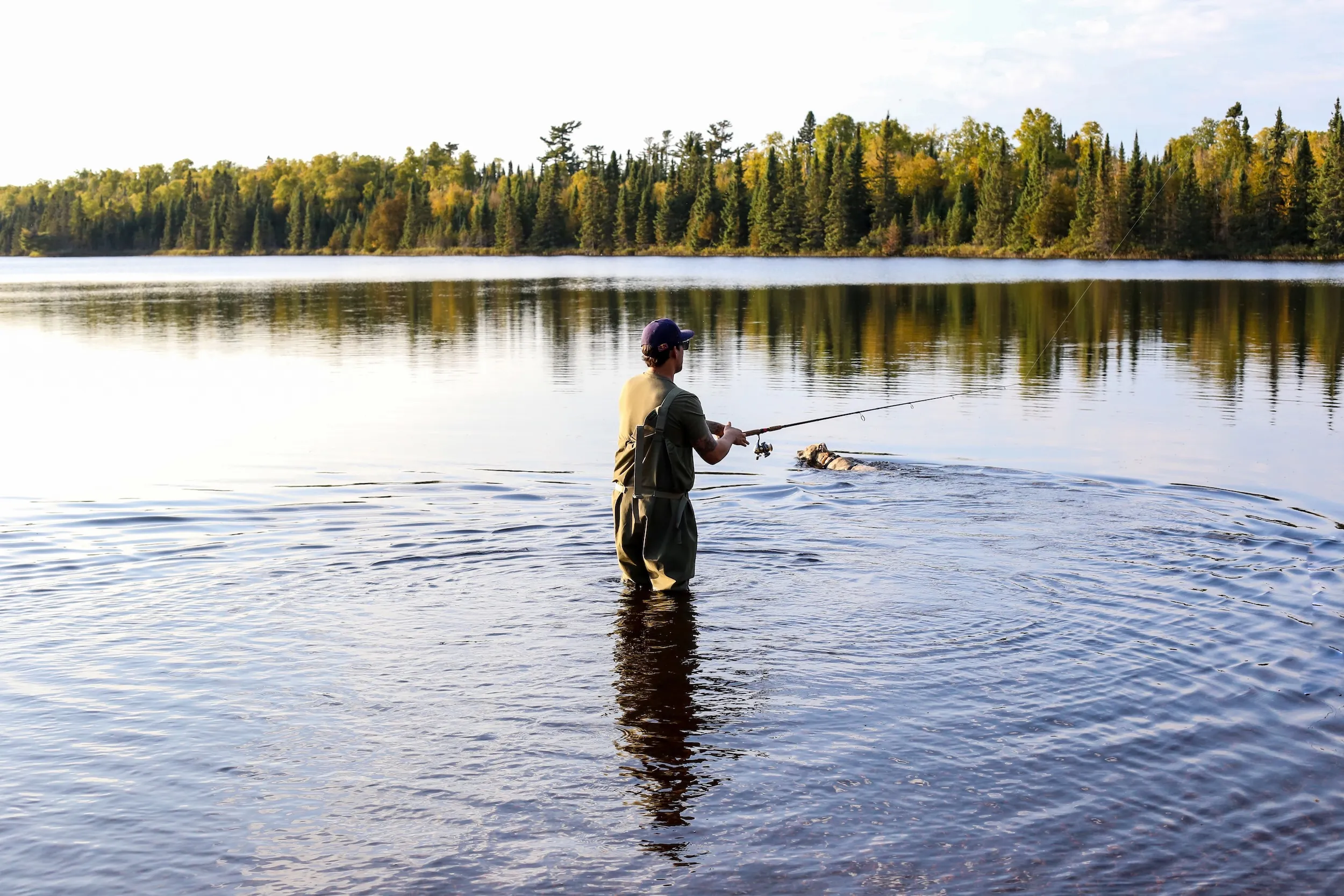 Trout fishing in the Superior National Forest