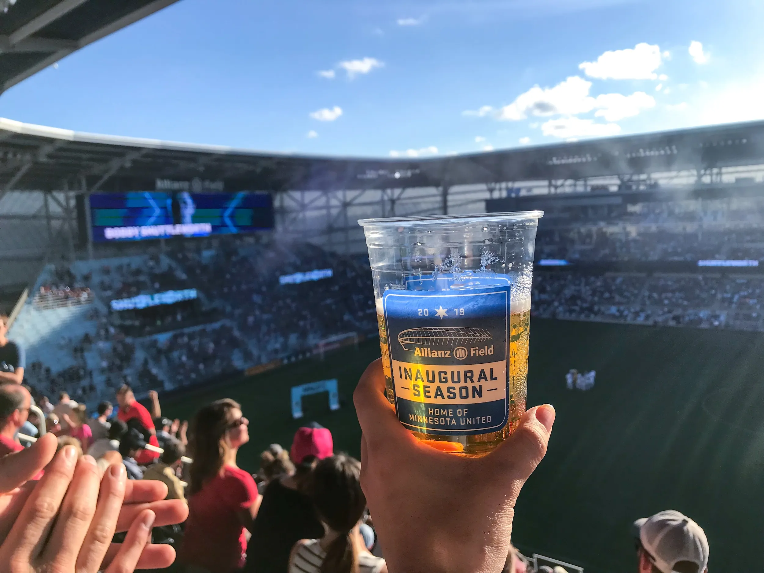 Tifosi del Minnesota United FC all'Allianz Field