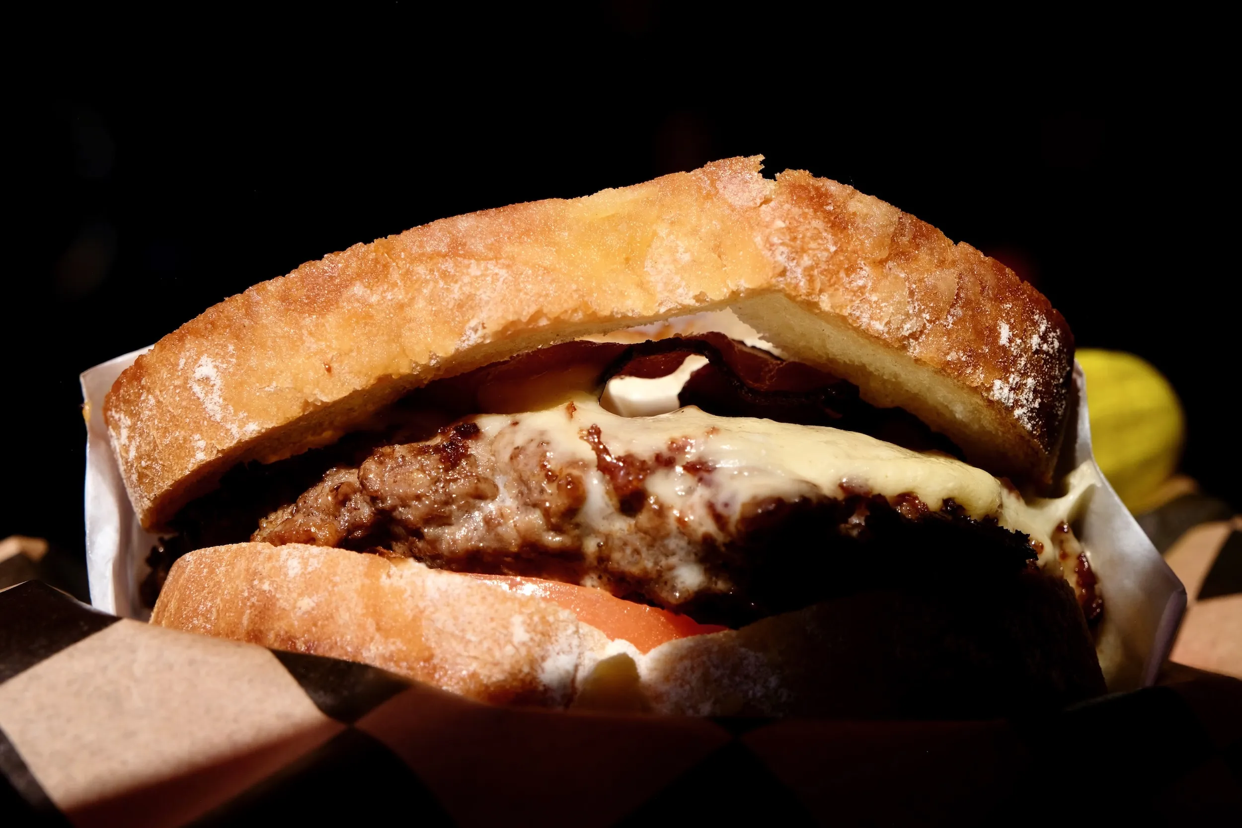 A Frisco Burger at The Drive-In