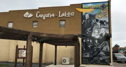 Cuyuna Lakes Crosby mural
