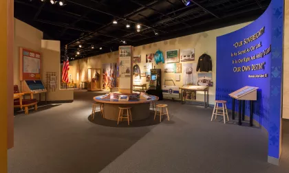 Mille Lacs Indian Museum exhibit