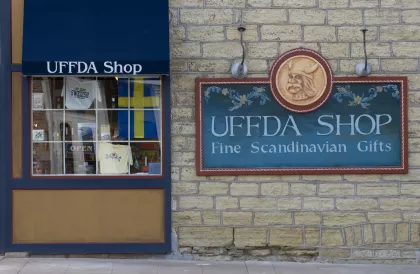 Uffda Shop - Street scene in Red Wing