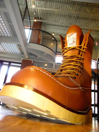 The world's largest boot