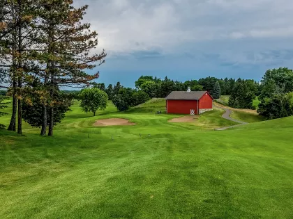 The "barn hole" at Baker National Golf Course