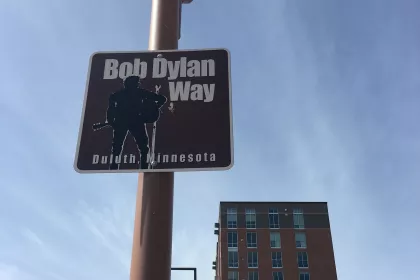 Bob Dylan Way sign Duluth