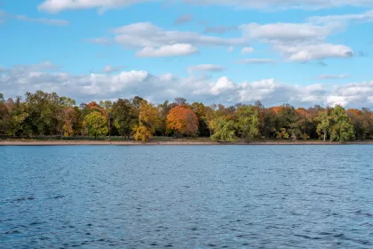 Glendalough State Park Annie Battle Lake fall