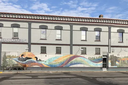 Perham Loon mural