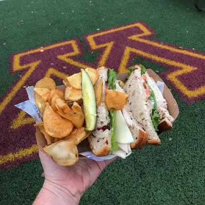 Food from Huntington Bank Stadium