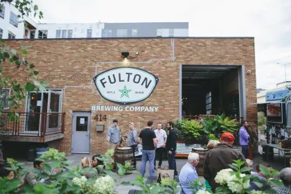 Fulton Brewery exterior and patio