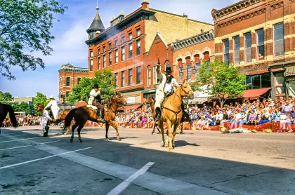 Actors at the annual Defeat of Jesse James Days in Northfield