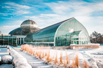 Como Conservatory in winter