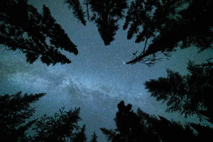 Dark skies over the Boundary Waters Canoe Area Wilderness