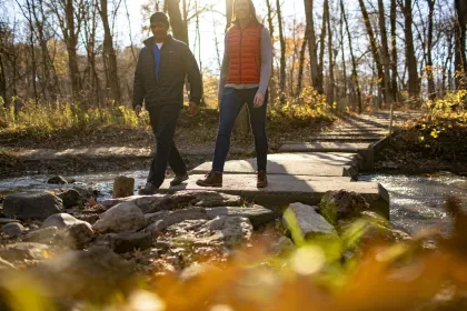 A fall hike in Nerstrand Big Woods State Park
