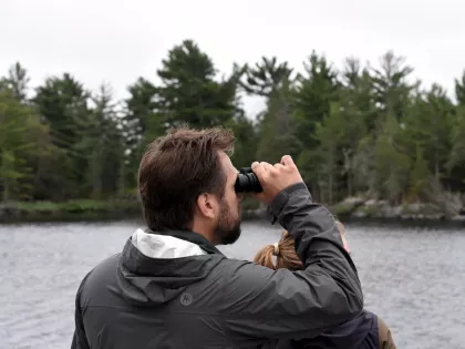A visitor on Voyageurs' Grand Tour