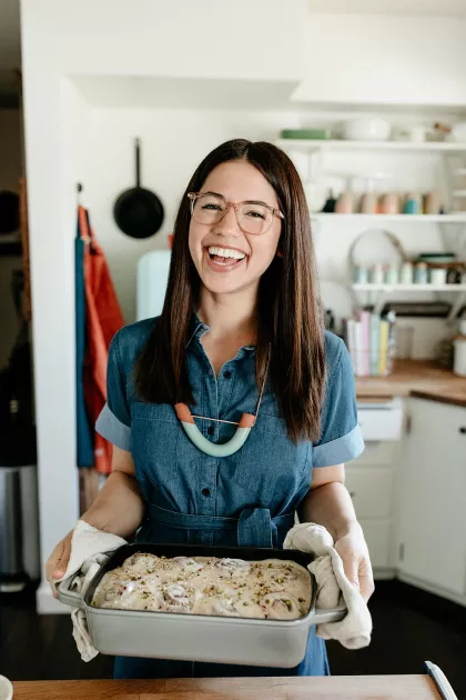 Molly Yeh kitchen portrait