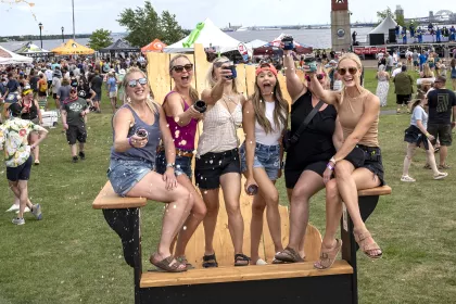 A group of friends at All Pints North