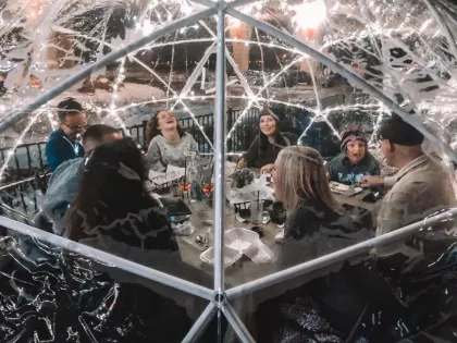 Lock and Dam Eatery igloo