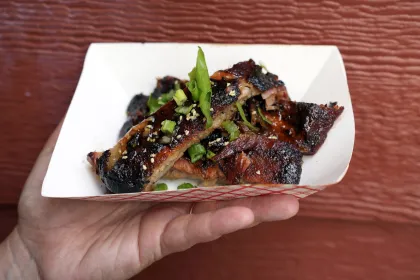 Maui-Sota Sticky Ribs at Charli T's