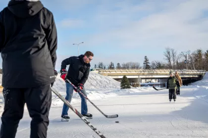 Riverbend Skate Path in Warroad