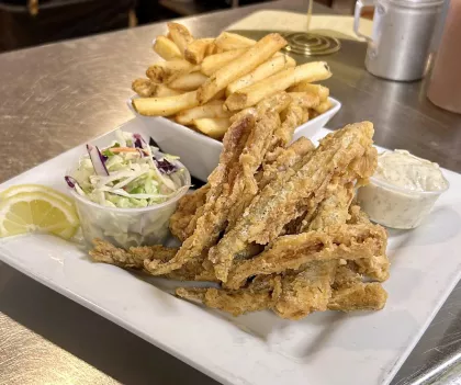 The smelt plate at Vanilla Bean in Duluth