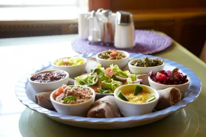 Ethiopian food at Demera in Saint Paul