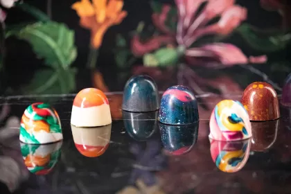 Cocoa Flake's hand-painted chocolates